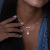 Little Tourmaline Diamond Totem Necklace