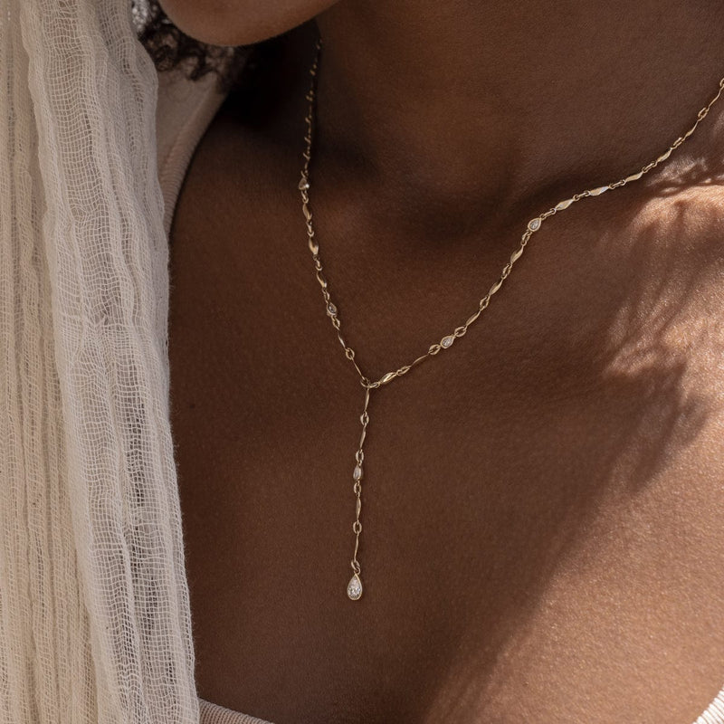 Diamond Ethereal Chain Lariat