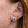 Blue Sapphire and Aquamarine Moment Earrings