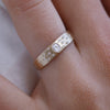 Starry Diamond Bezel Ring
