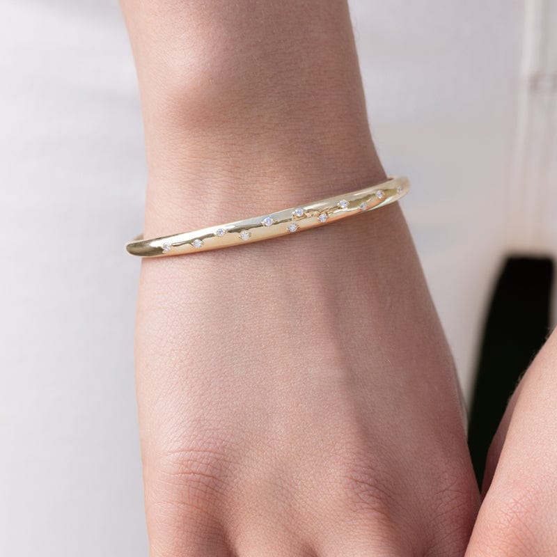 Starry Diamond Cuff Bracelet