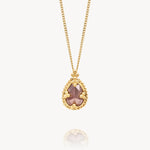 18k Moonbeam Diamond Drop Necklace - OOAK