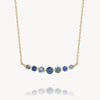 Floating Montana Sapphire Necklace