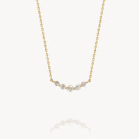 Petite Diamond Arch Necklace