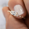 Starry East West Diamond Ring
