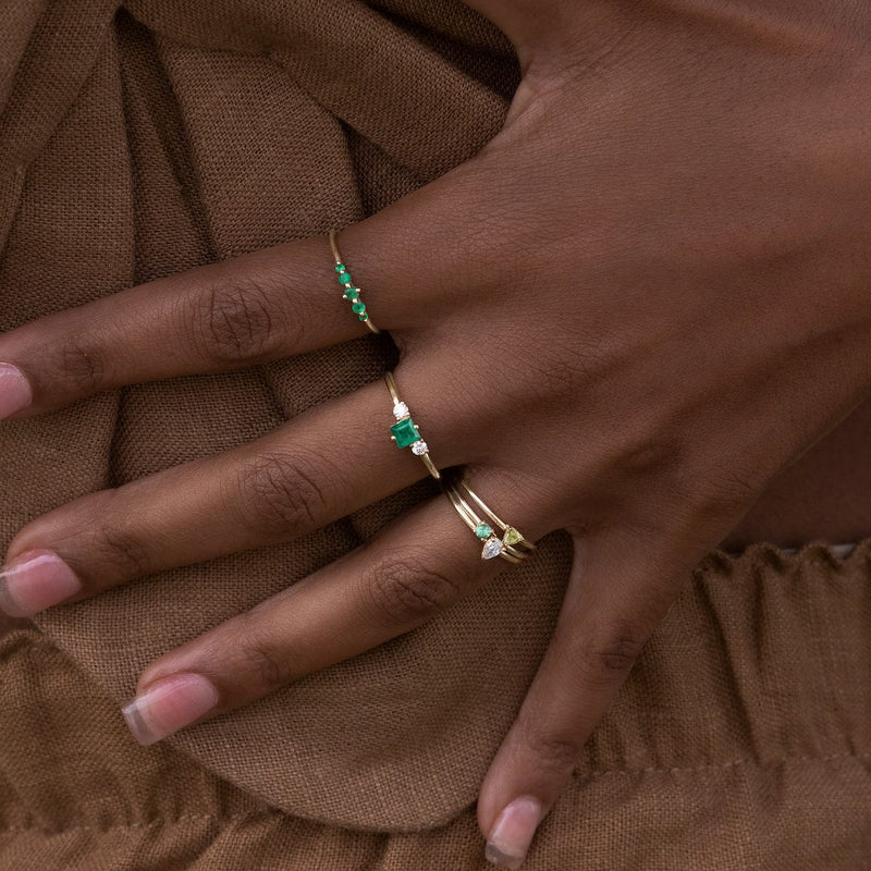 Emerald Oceana Ring