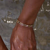 Diamond Sapphire Sprinkle Hinge Bracelet