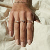 Pearl Diamond Cluster Ring