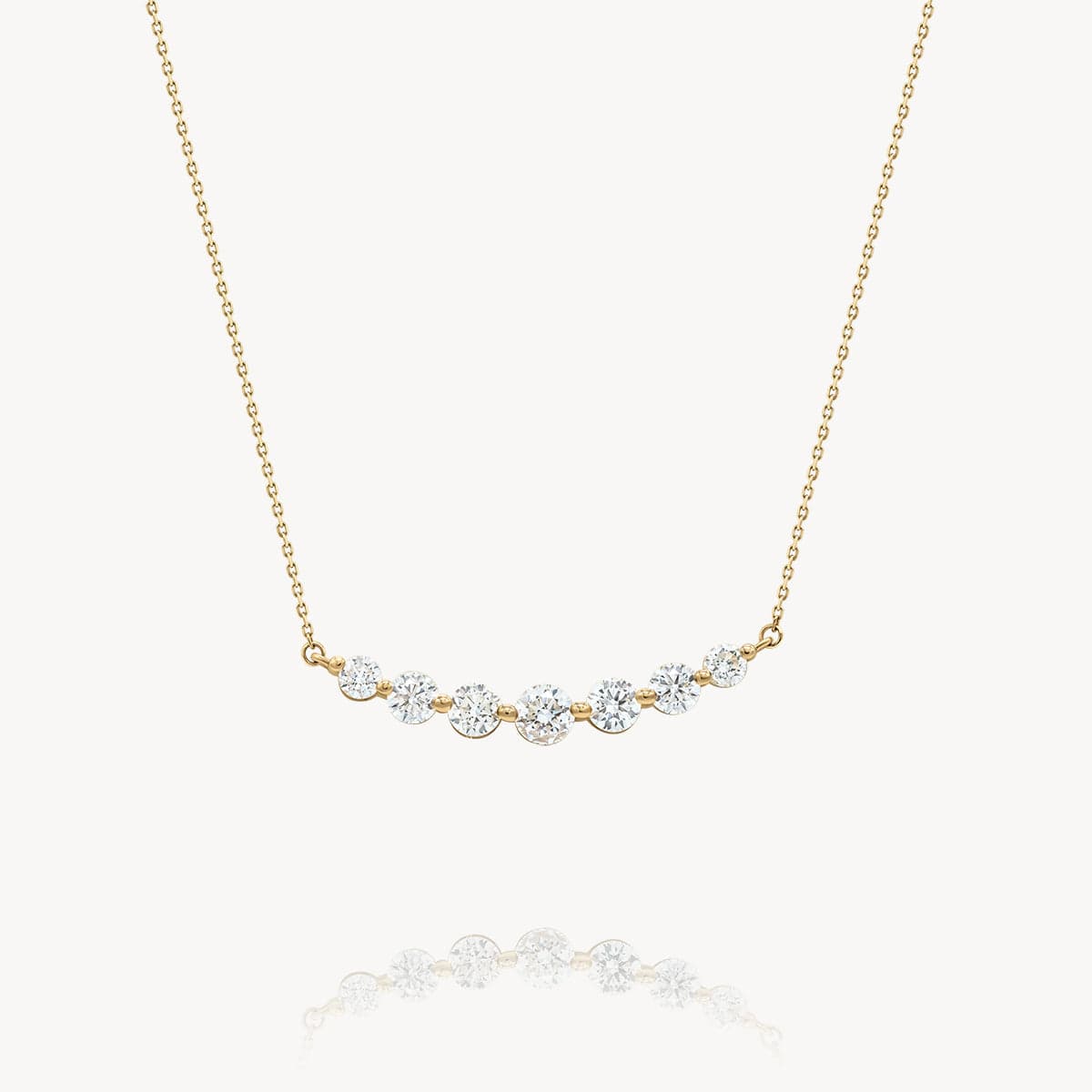 1/4Ct Diamond Curve Heart Shape Pendant Necklace in White, Yellow, or Rose  Gold