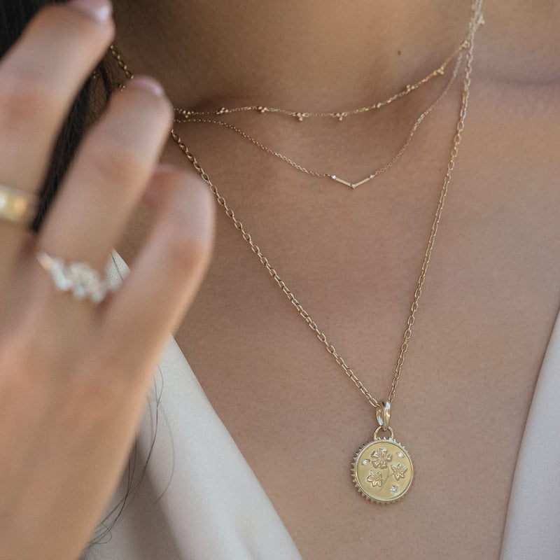 Wildflower Medallion Necklace