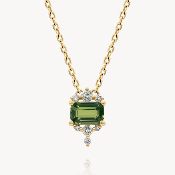 Green Sapphire Baroness Necklace