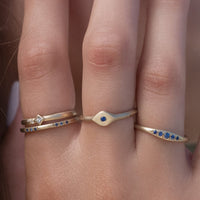 Silma Blue Sapphire Ring