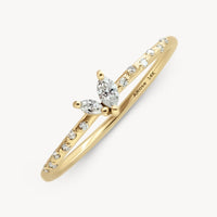 Starry Marquise Diamond Ring