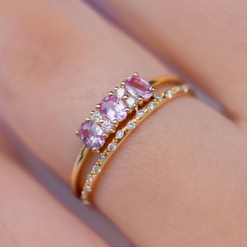 Oval Sapphire Princess Ring