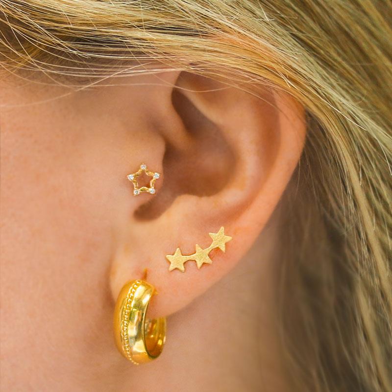 Diamond Star Studs