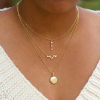 5 Leaf Diamond Necklace