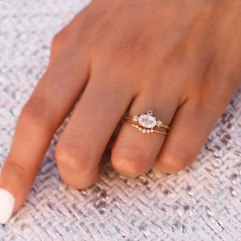 Fairy Moonstone Ring