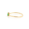 Square Emerald Solitaire Ring