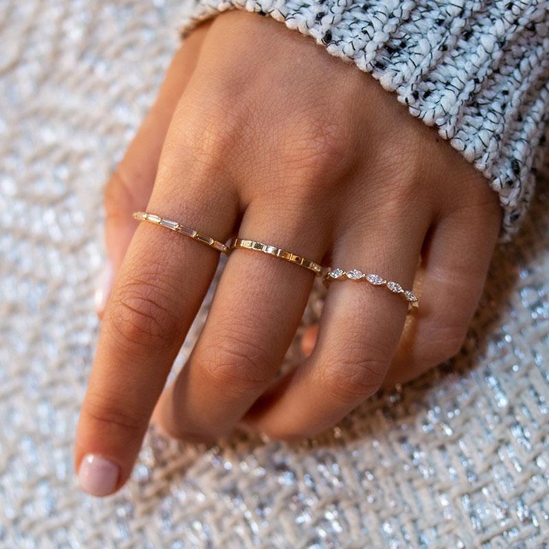 Diamond Baguette Eternity Ring – Samantha Louise Jewelry