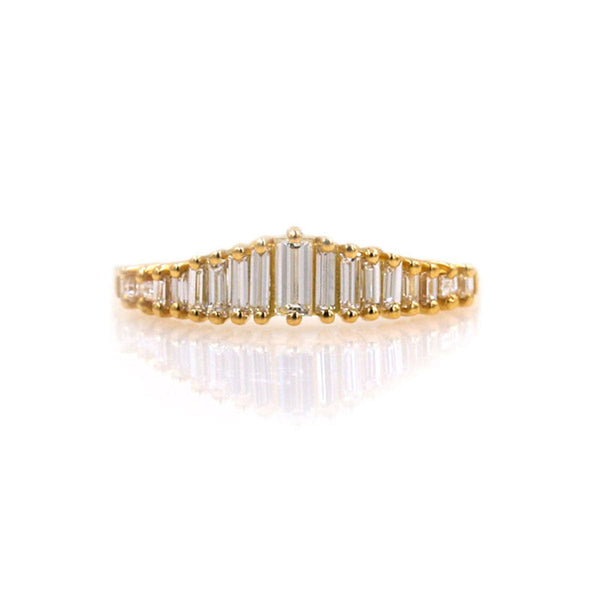 Art Deco Diamond Tiara Ring