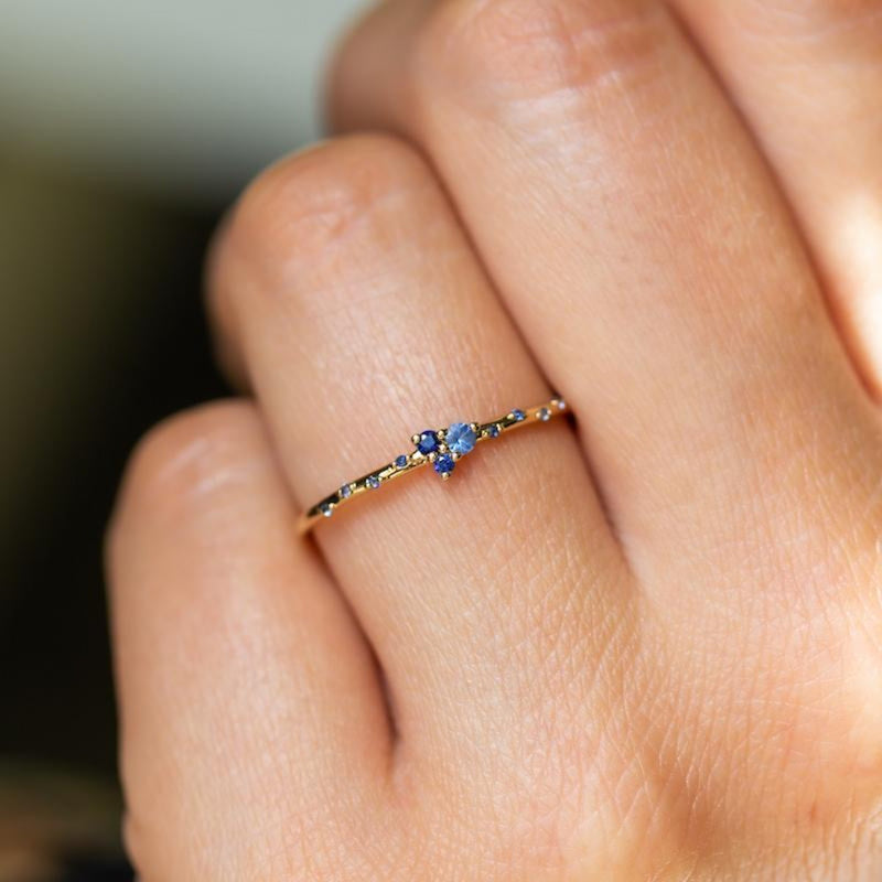 Starry Ocean Trio Ring