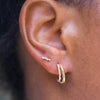 Starry Double Hoop Earrings