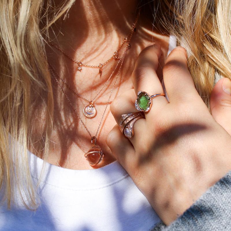 Illuminating Moonstone Ring