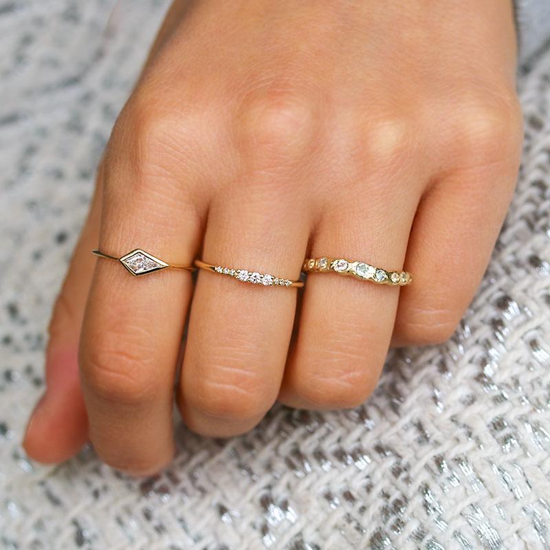 Triple Diamond Ring