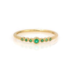 Emerald Bezel Ring - LoveAudryRose.com