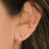 Starry Double Hoop Earrings