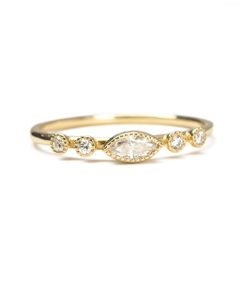 Marquise Diamond Dew Ring - LoveAudryRose.com