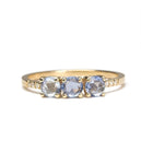 Rose Cut Sapphire Ring - LoveAudryRose.com