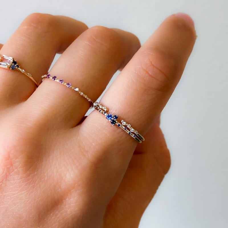 Starry Ocean Trio Ring