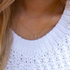 Diamond Baguette Bar Necklace - LoveAudryRose.com