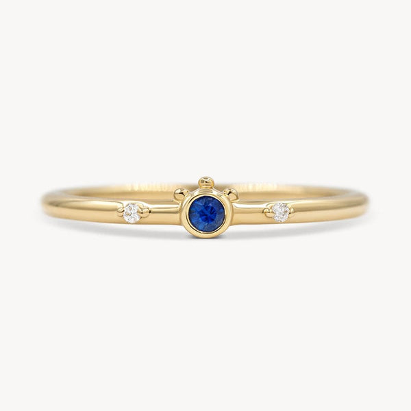 Mazarine Sapphire Ring