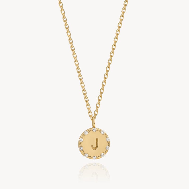 Diamond Initial Necklace