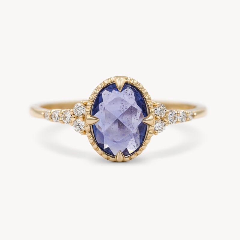 Cora Rose Cut Sapphire Ring