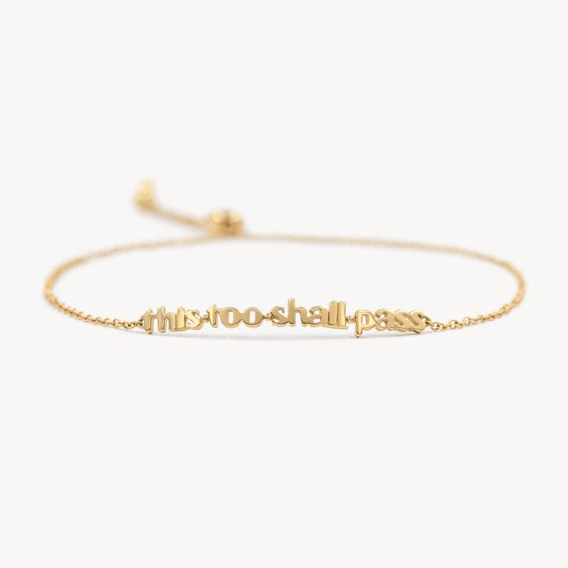 This Too Shall Pass Bracelet In 14K Yellow Gold Audry Rose This too shall pass bracelet in 14k yellow gold audry rose