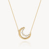 Diamond Luna Necklace