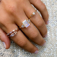 Moonstone Pearl Fair Lady Ring - LoveAudryRose.com