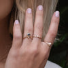 Ceylon Sapphire Diamond Tiara Ring