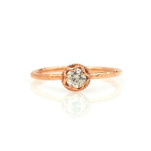 Champagne Diamond Ice Ring - LoveAudryRose.com