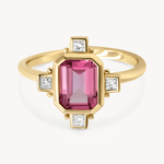 Aelia Tourmaline Diamond Ring