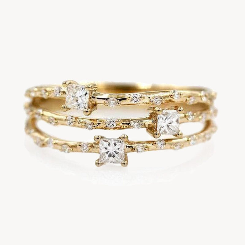 Starry Diamond Triple Band