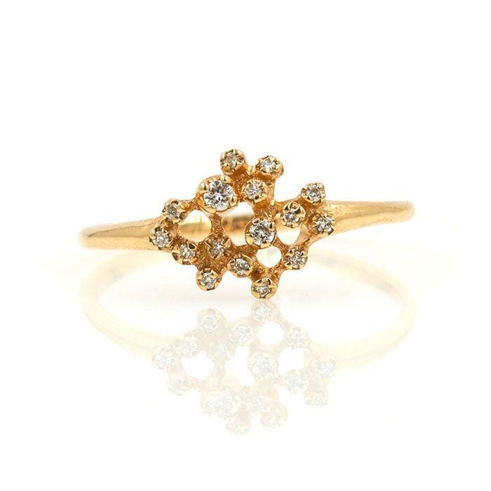 Rose Gold Glittering Diamond Ring - LoveAudryRose.com